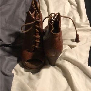 Lucky Brand Leather Booties